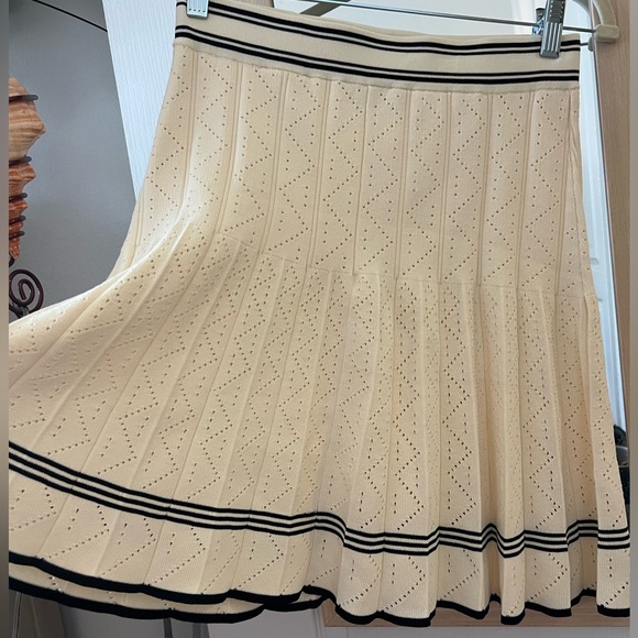 SANDRO matching skirt and top in ecru - Picture 12 of 14